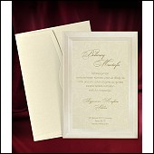 Svatební oznámení ve formě luxusní karty s podtiskem vzor 2684